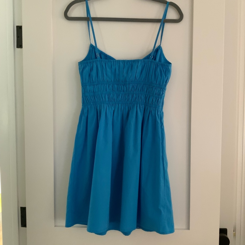 Rails Miriam Smocked Minidress In Ocean Blue - image 6